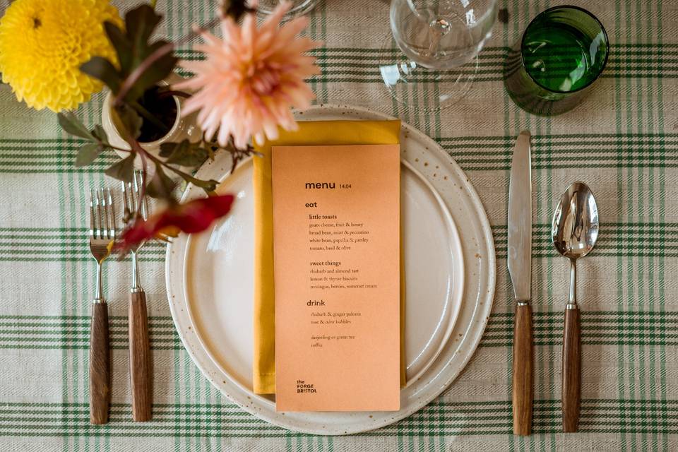 Summer Wedding Setting