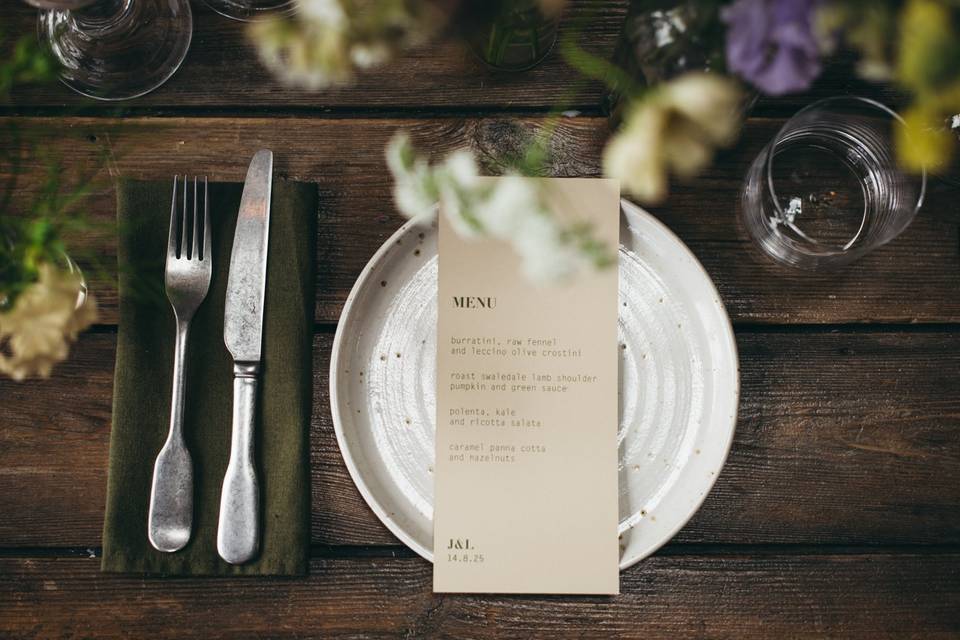 Summer Wedding Setting