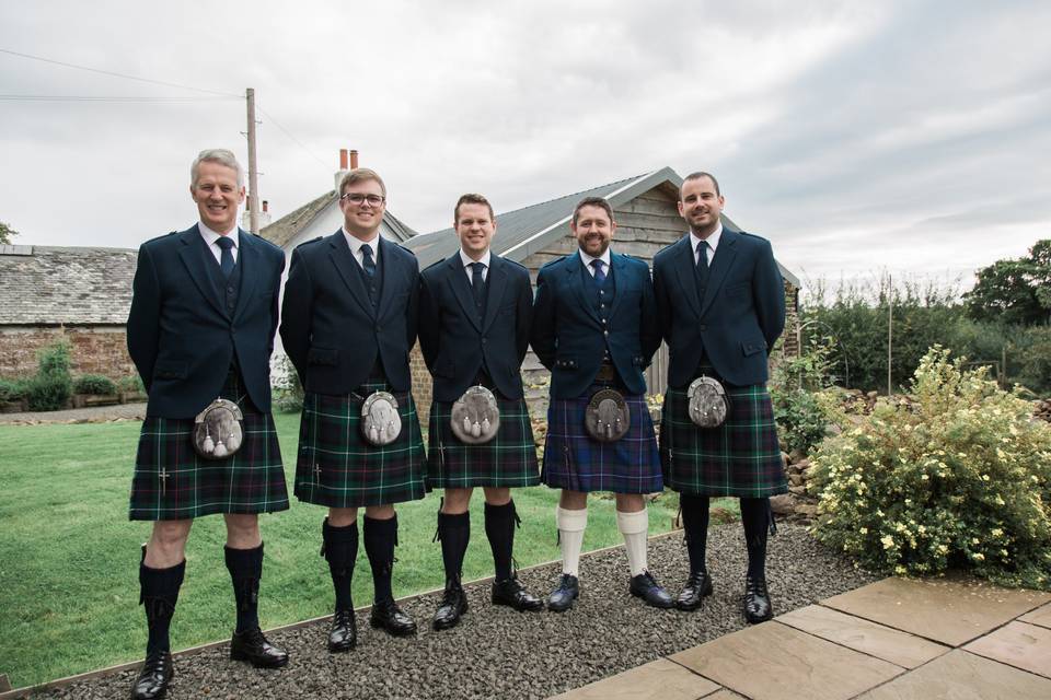 All the groomsmen