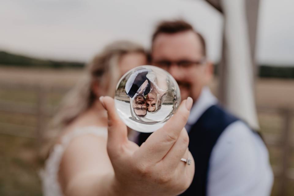 Holding a ball