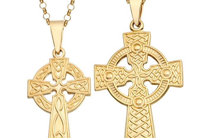 9ct Gold Celtic Earrings