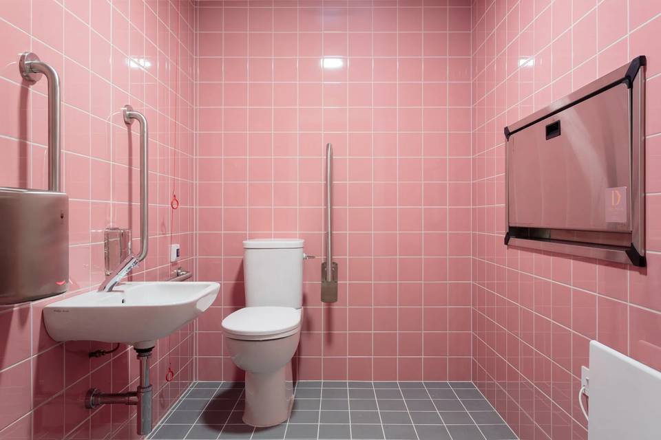 Our accessible bathroom