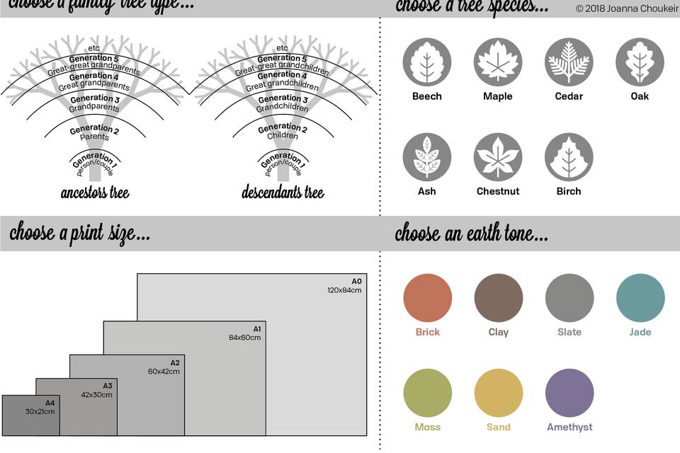 Customisation options