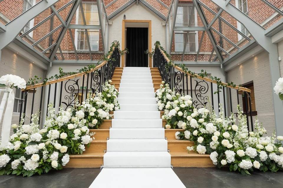Botleys Mansion Atrium stairca