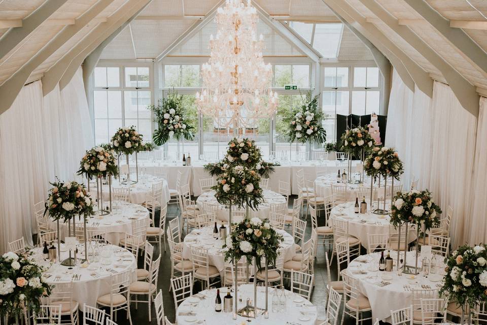 Atrium wedding ceremony