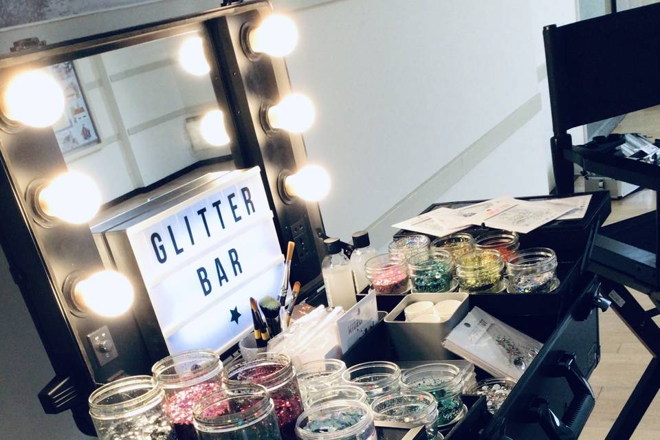 Pop up Glitter bar