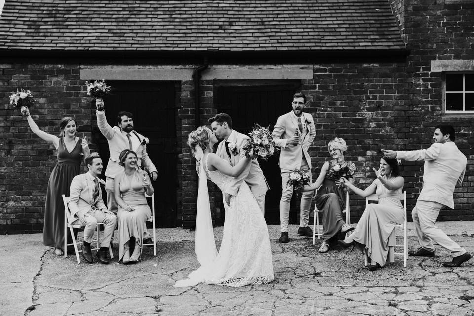 Hanbury Barn Wedding