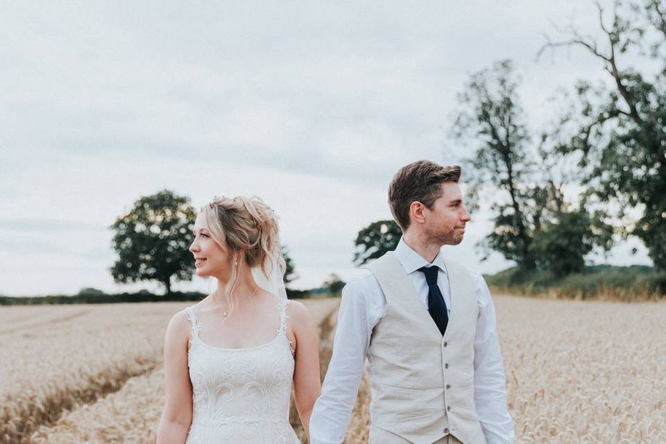 Hanbury Barn Wedding