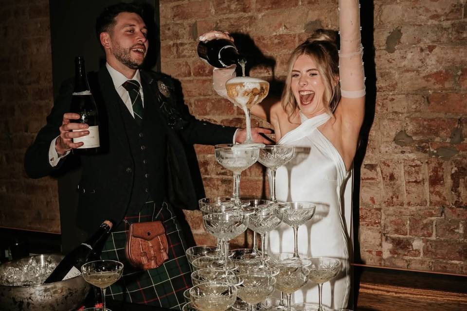 Champagne Tower