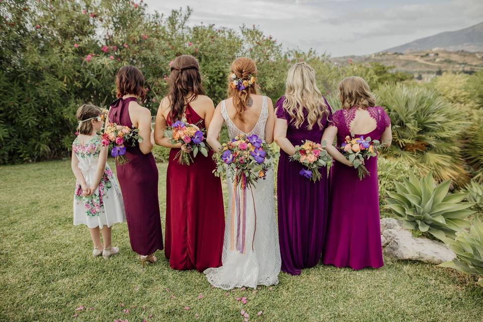 Spanish sale bridesmaid dresses