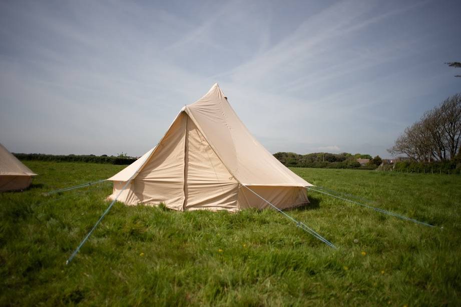 Glamping in the garden