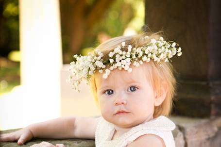 Beautiful little flower girl