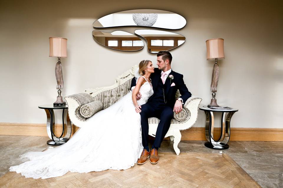 Newlyweds portrait - Lisa Cowen Photography Ltd