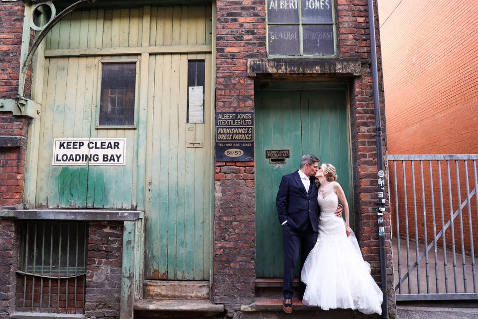 Quirky barn wedding