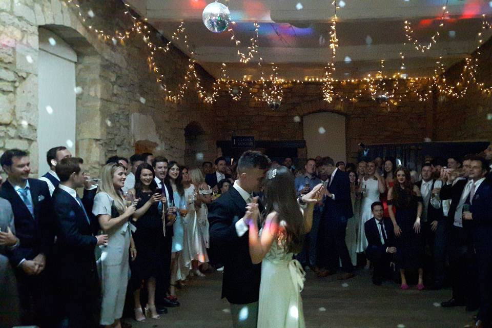 A beautiful first dance