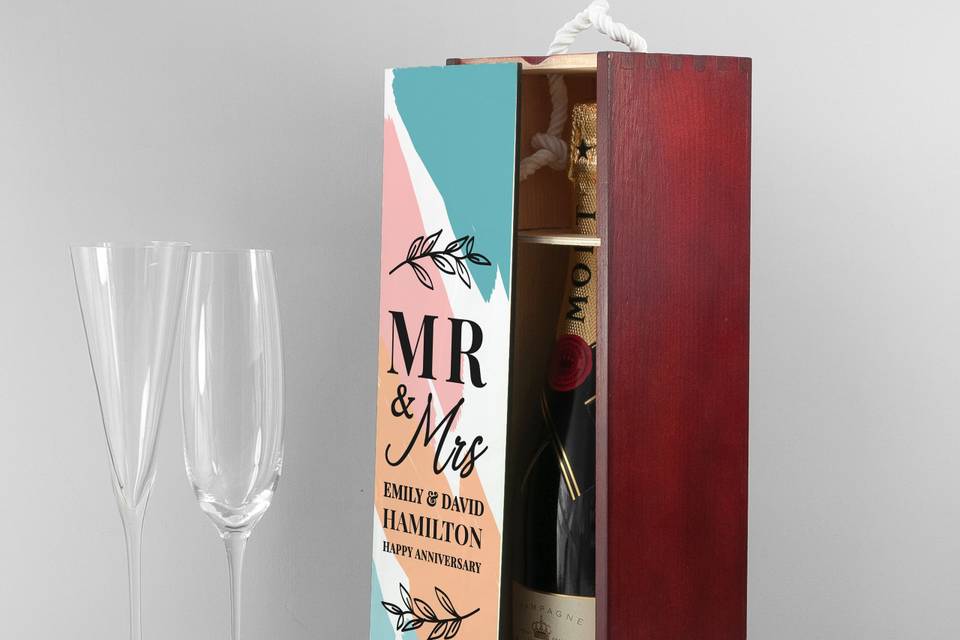 Personalised wine box