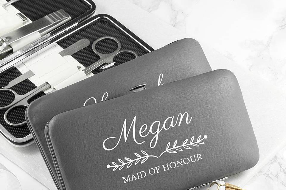 Personalised manicure set