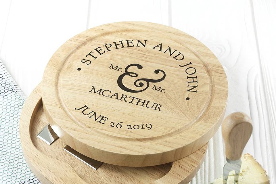 Personalised Cheese Board