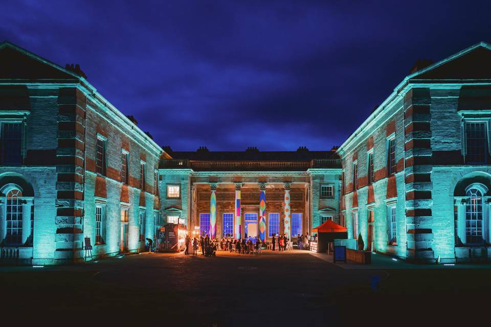 Evening Lighting on the House