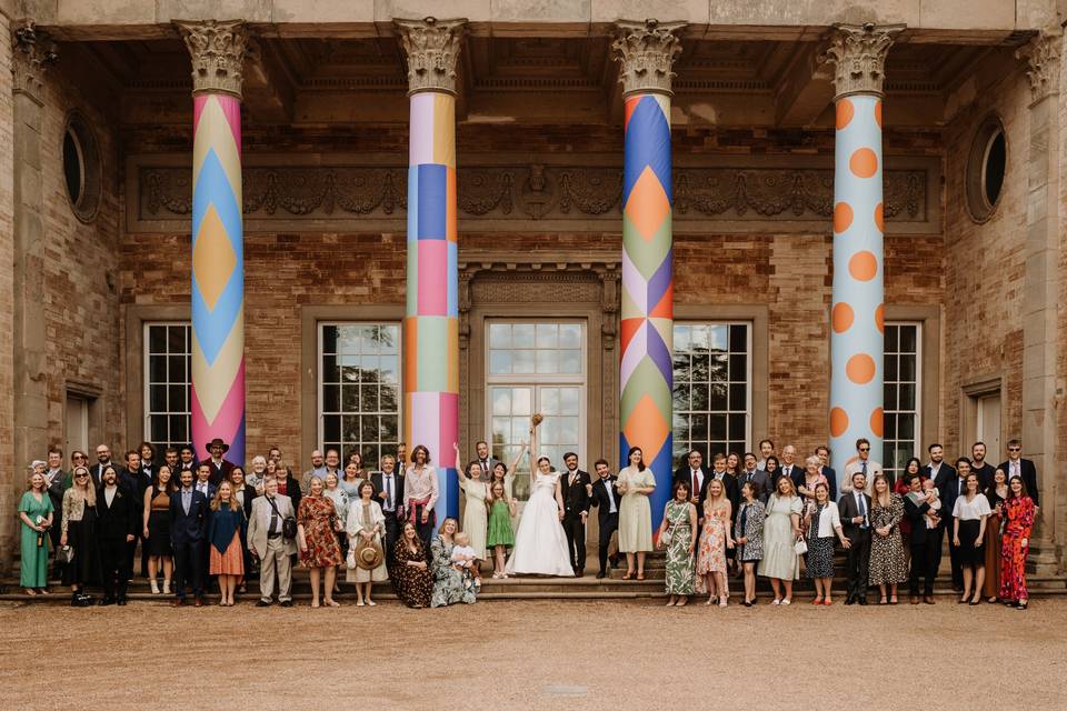 Group Photo in the Portico