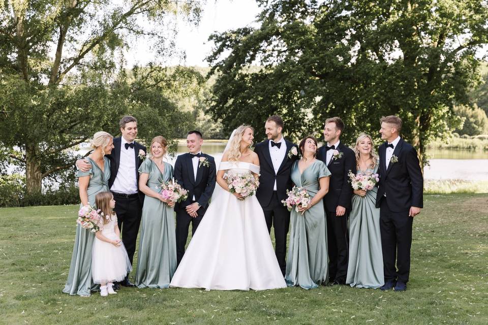 Group Photo by the Lake