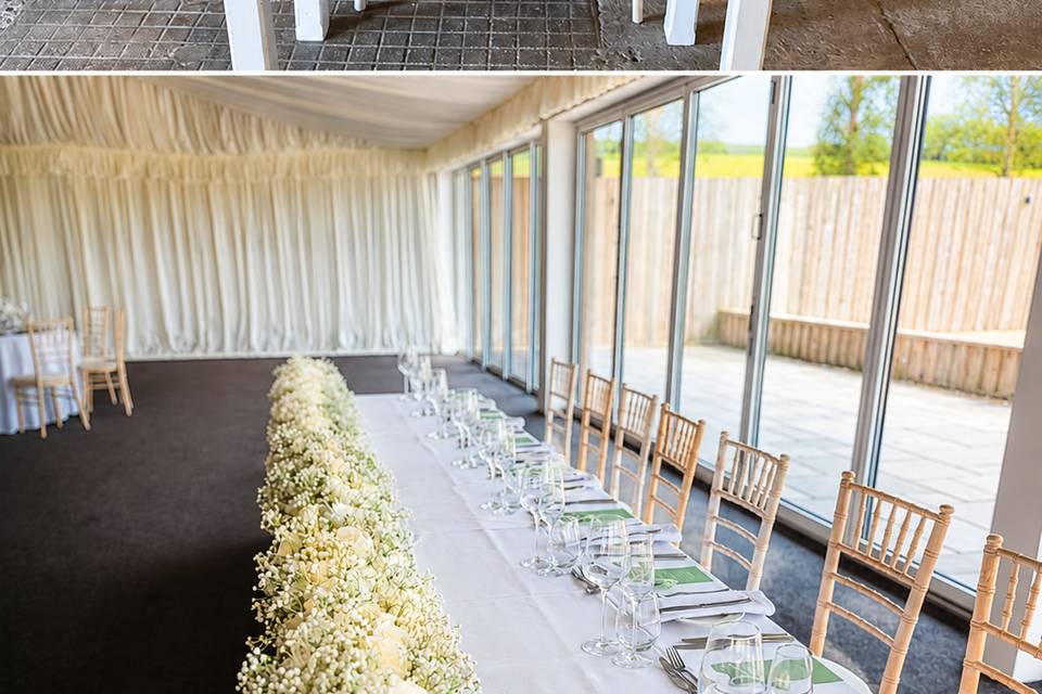 Top table arrangement
