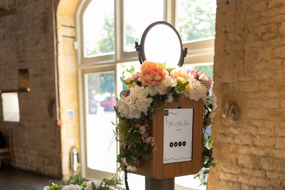 Our set up at Lapstone Barn