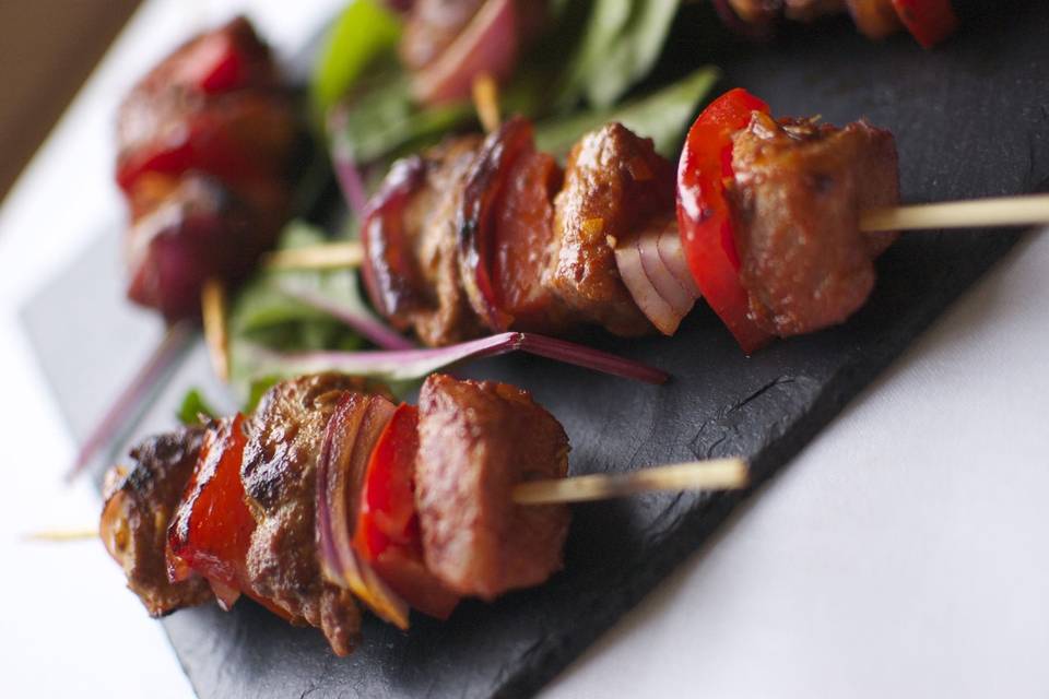 Our pinchos morunos - perfect for a starter