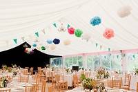 A glorious marquee wedding in the garden