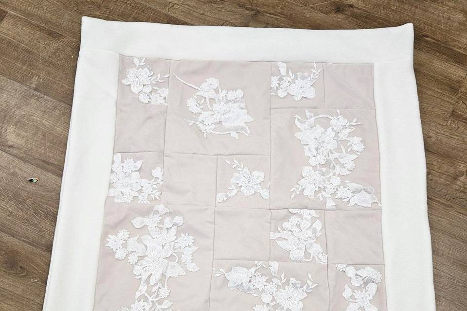 Blanket From Wedding Dress