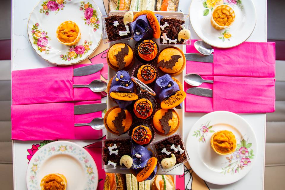 Halloween afternoon tea