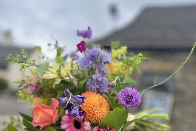 Locally grown flowers