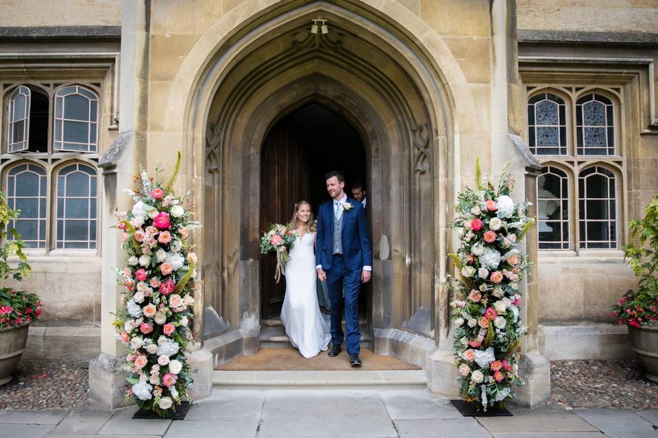 Floral columns