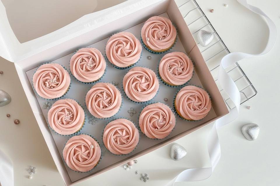 Pink cupcakes