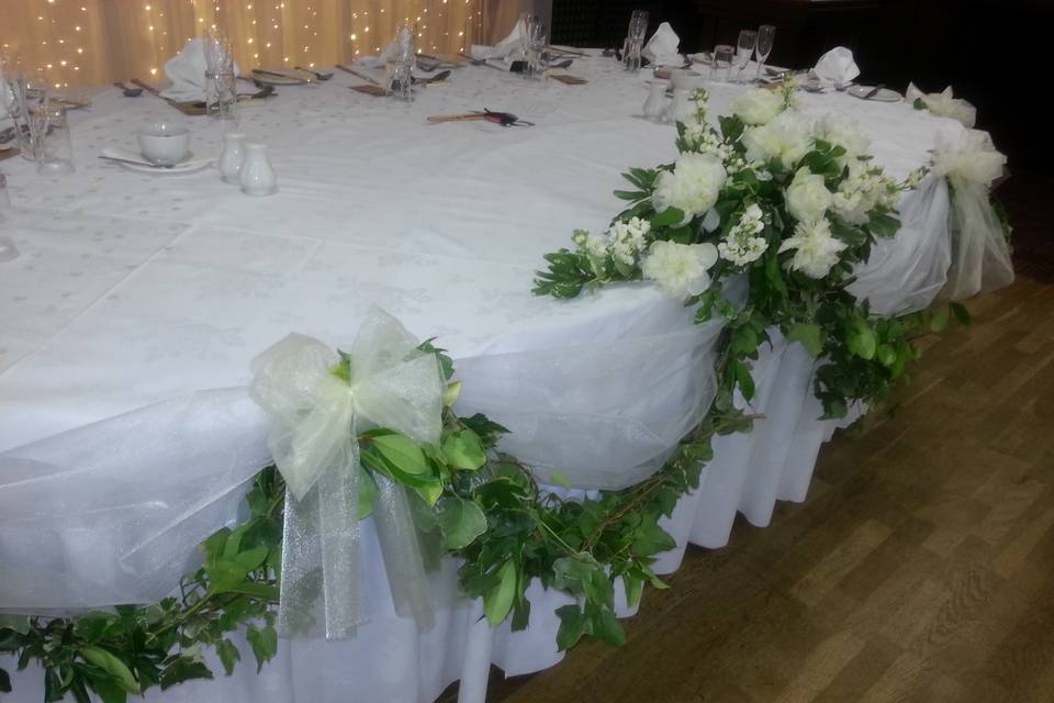 Top table decoration