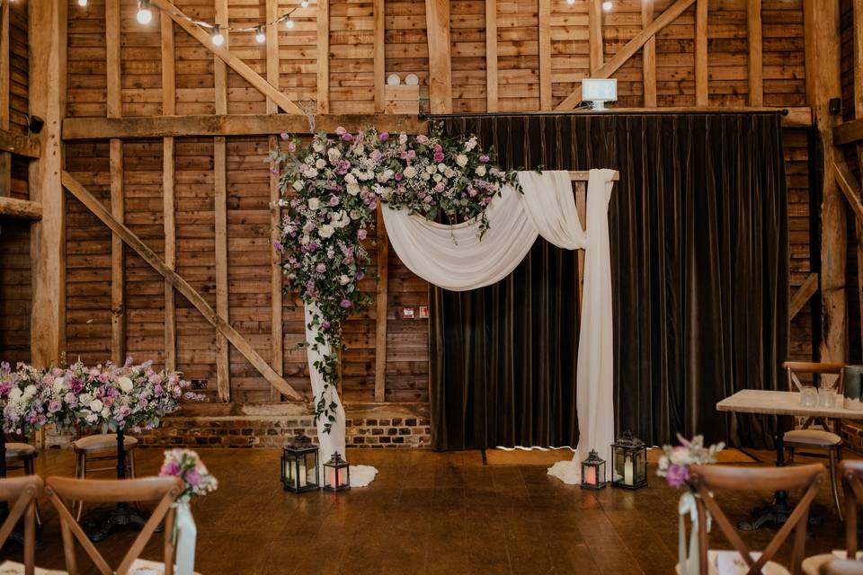 Wedding ceremony arch