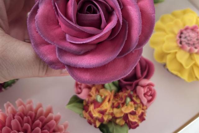 Rose cupcake