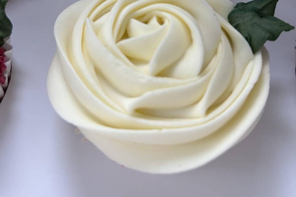 Rose cupcake