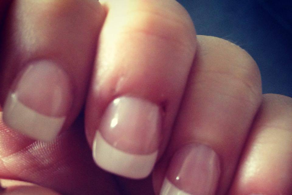 White Tip Nail Extensions