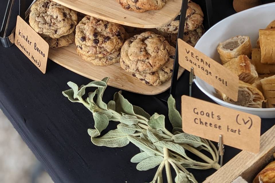 Cookies on a Grazing Table