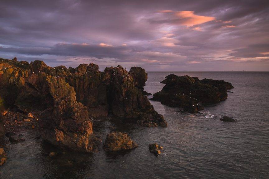 Dunbar coastline