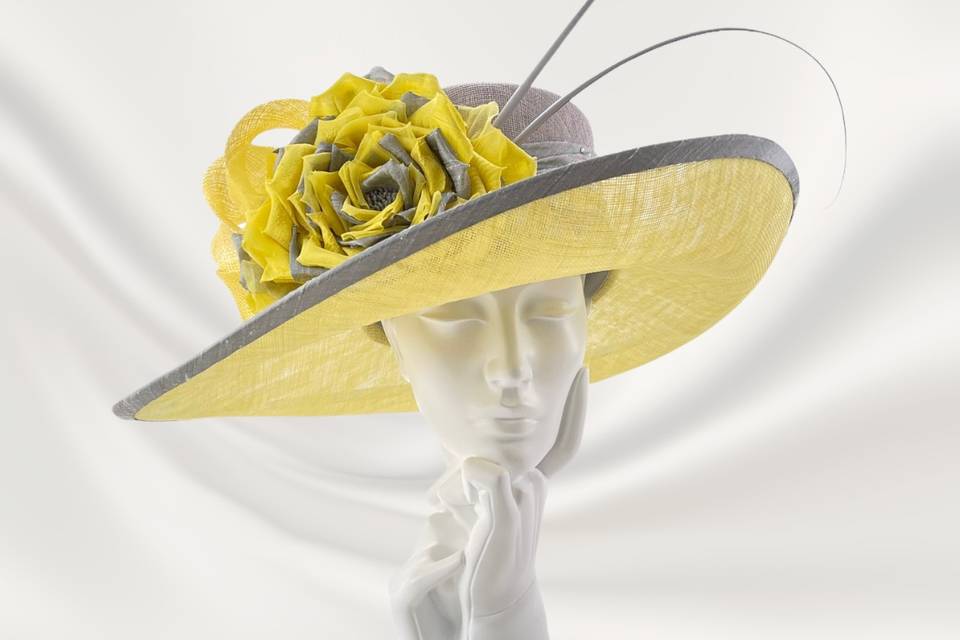 Very large wedding hat