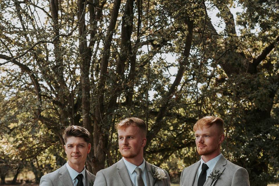 Brad and his Groomsmen