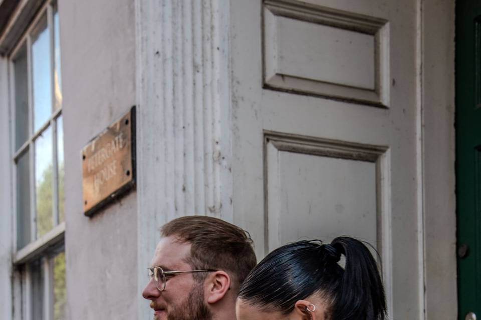 Chloe and Jim in York