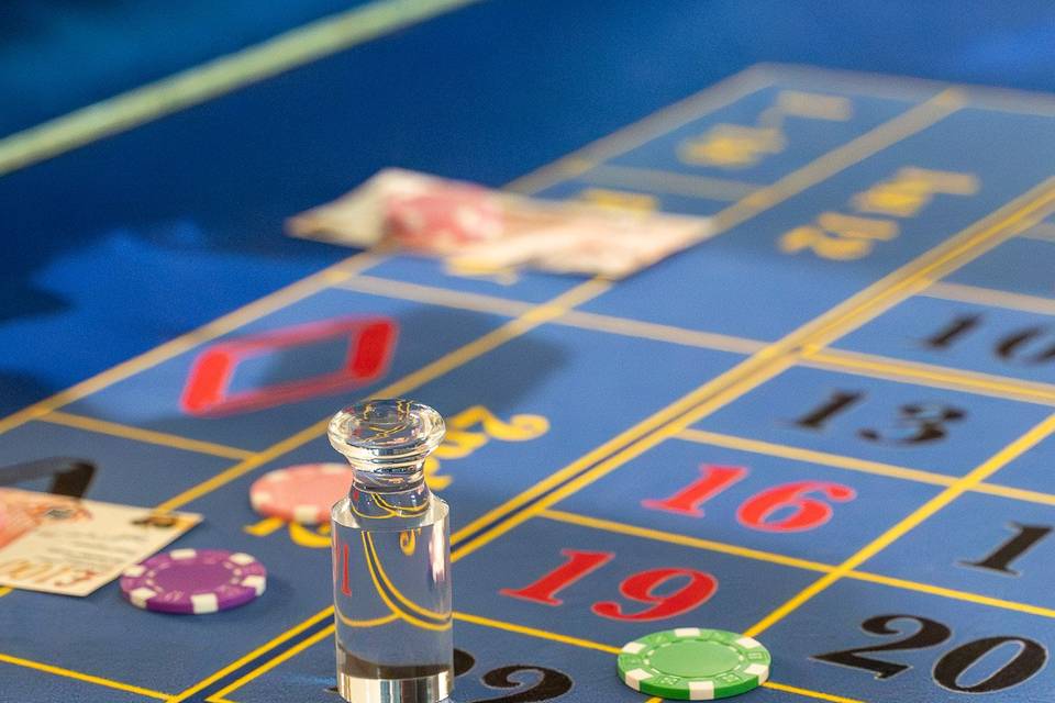 Roulette marker on 22 Black