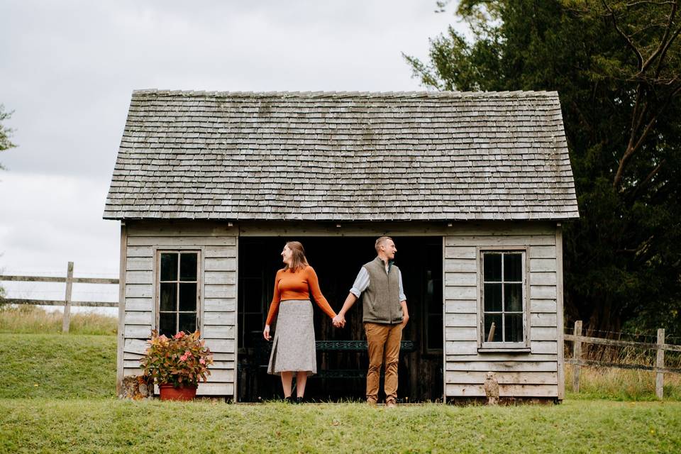 Engagement shoot at Edmondsham