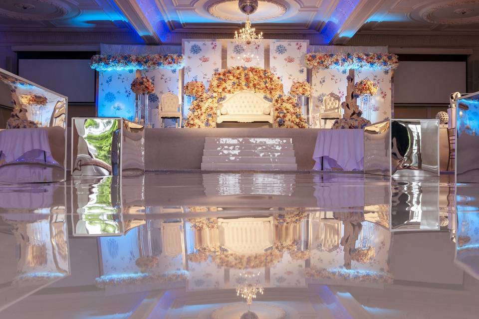 Stage And Cake Table