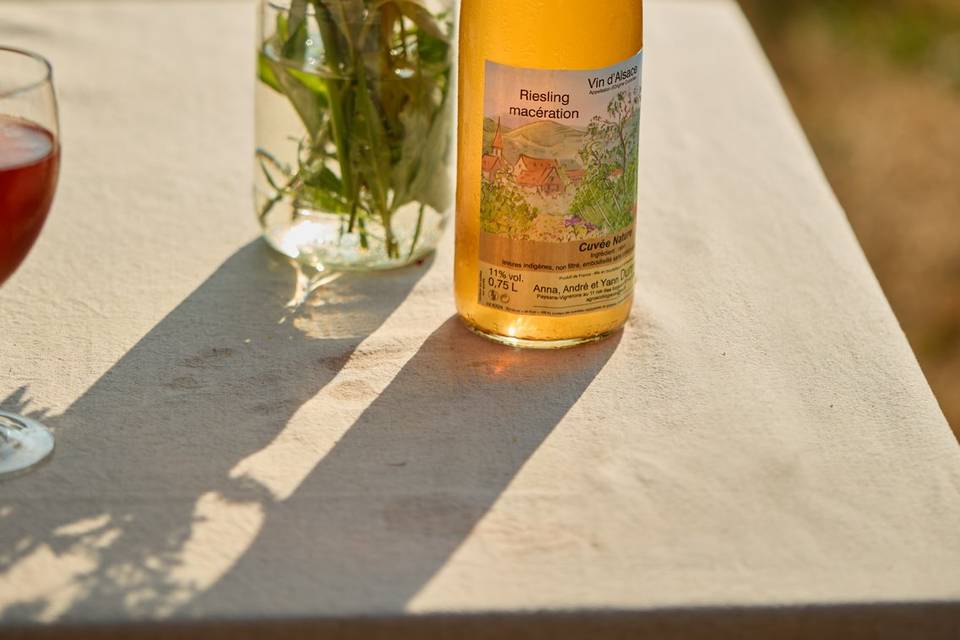 Flowers & wine