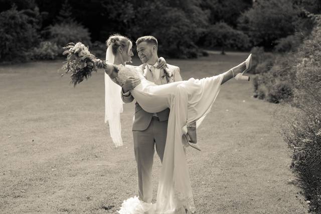 Swept off her feet
