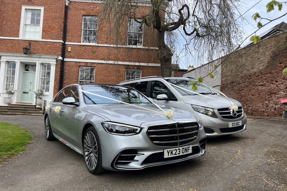 Mercedes S and V Wedding Cars